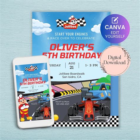 jollirace invitation template free download|Free and printable invitation card templates .